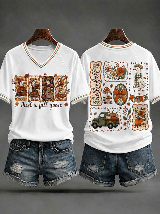 Women's Autumn Animal Series Casual T-shirt
