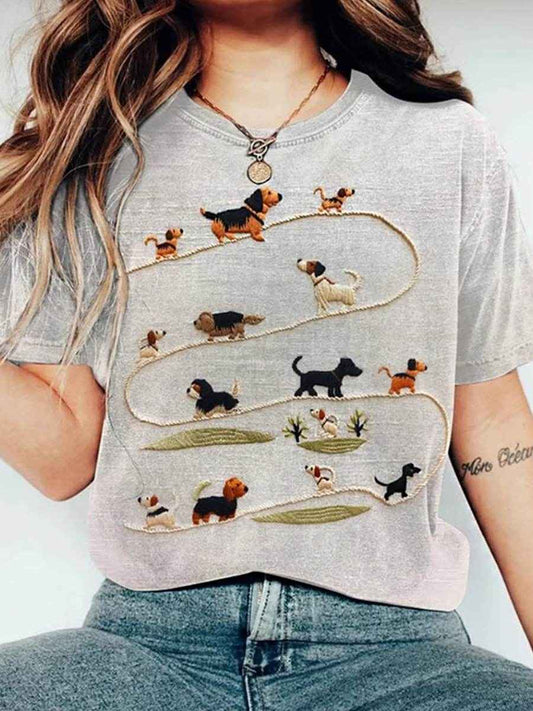 Women's short-sleeved T-shirt