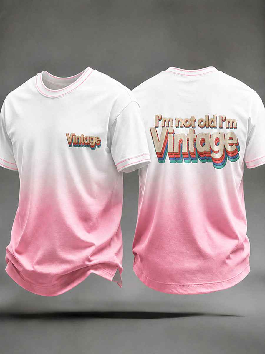Men's 'I'm Not Old,I'm Vintage' Casual T-shirt