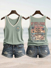 Women's Too Old To Care Club Tank Top