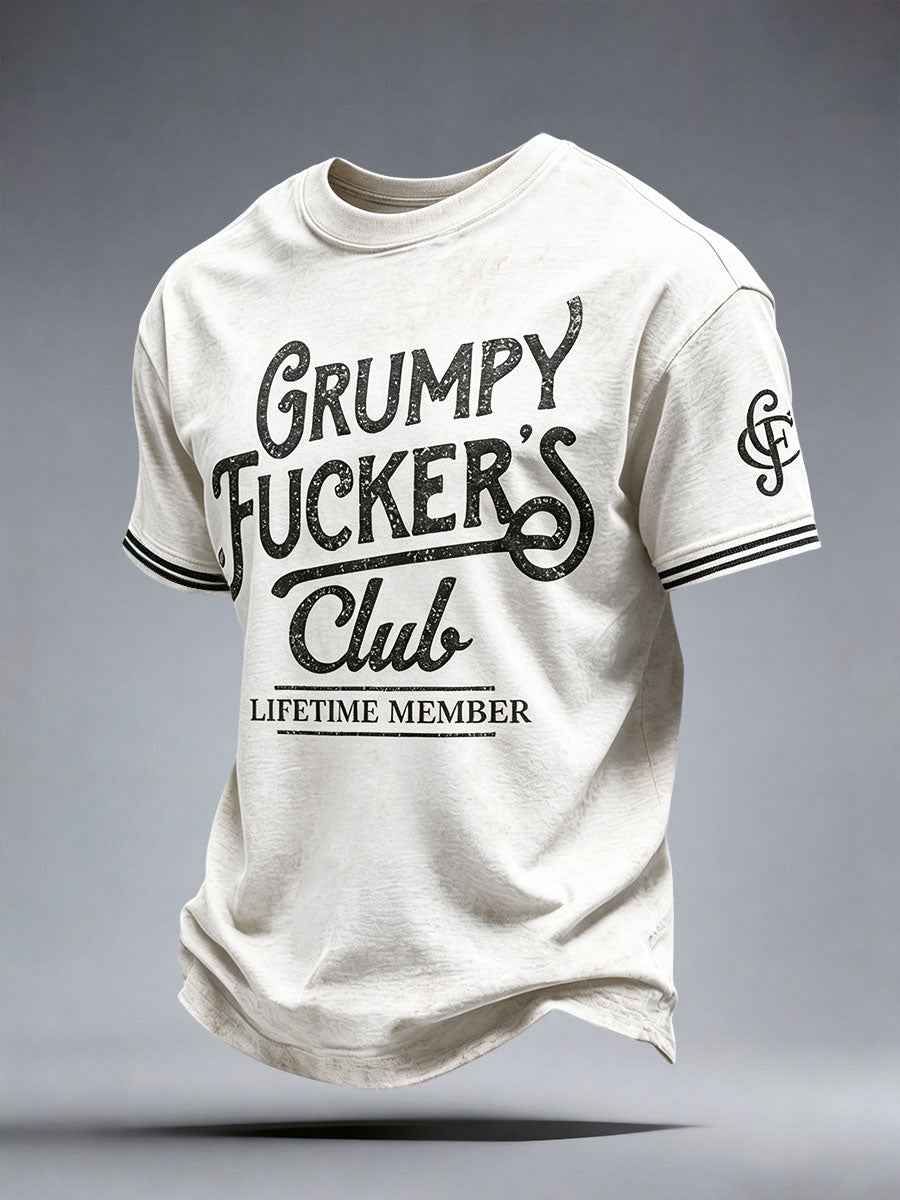 Men's Grumpy Fucker's Club T-shirt