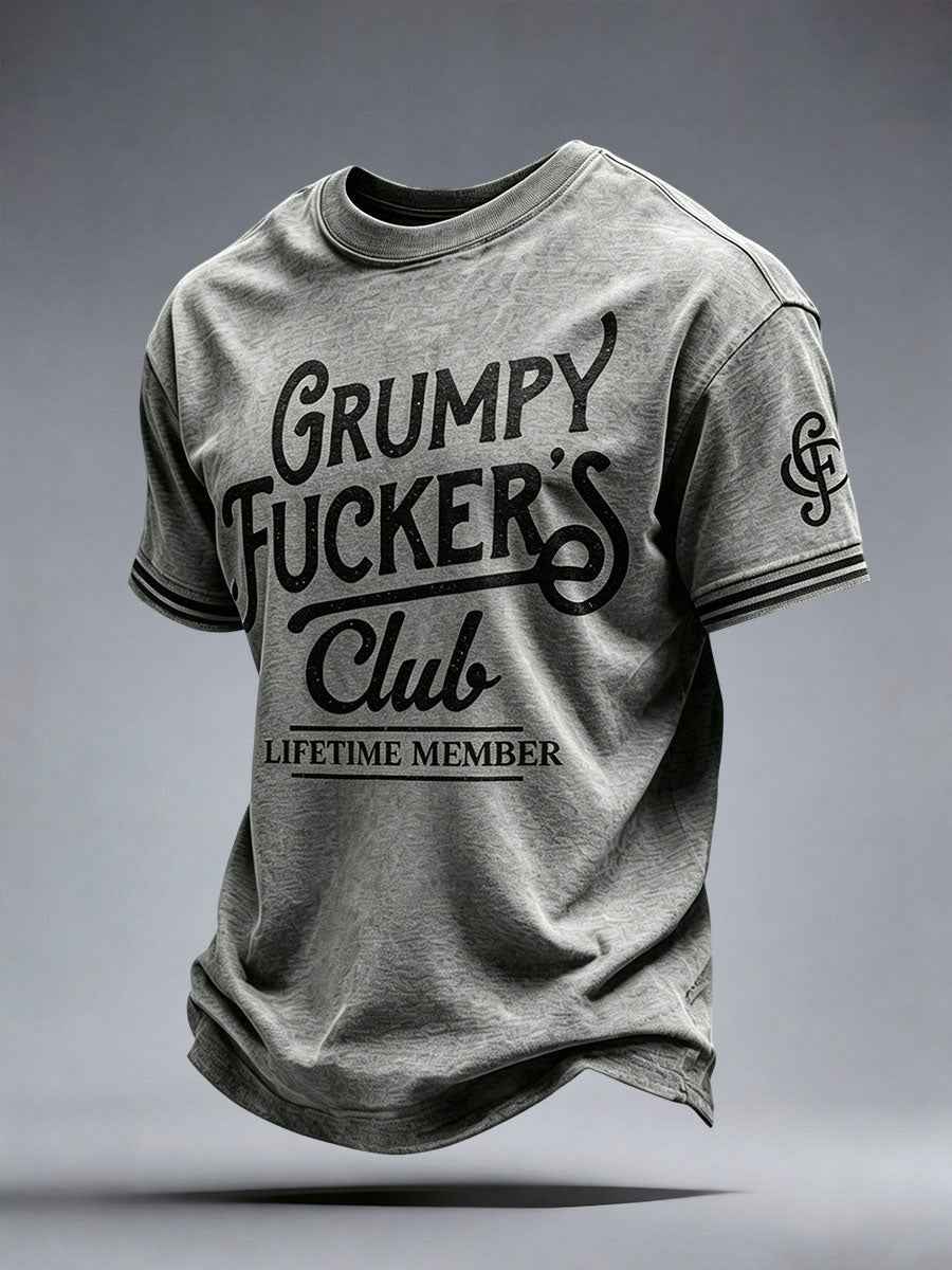 Men's Grumpy Fucker's Club T-shirt