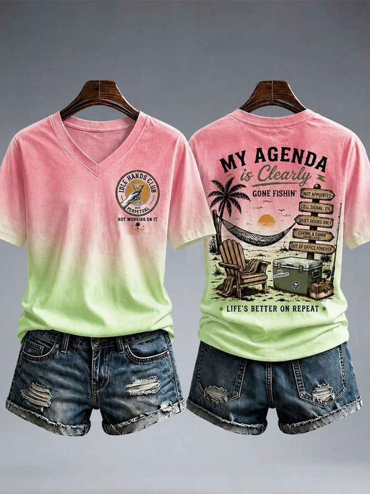 Women's My Agenda Is Cleaily T-Shirt
