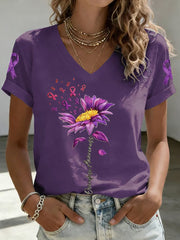 Women's Overdose Awareness  Short Sleeve T-shirt gracestitchs
