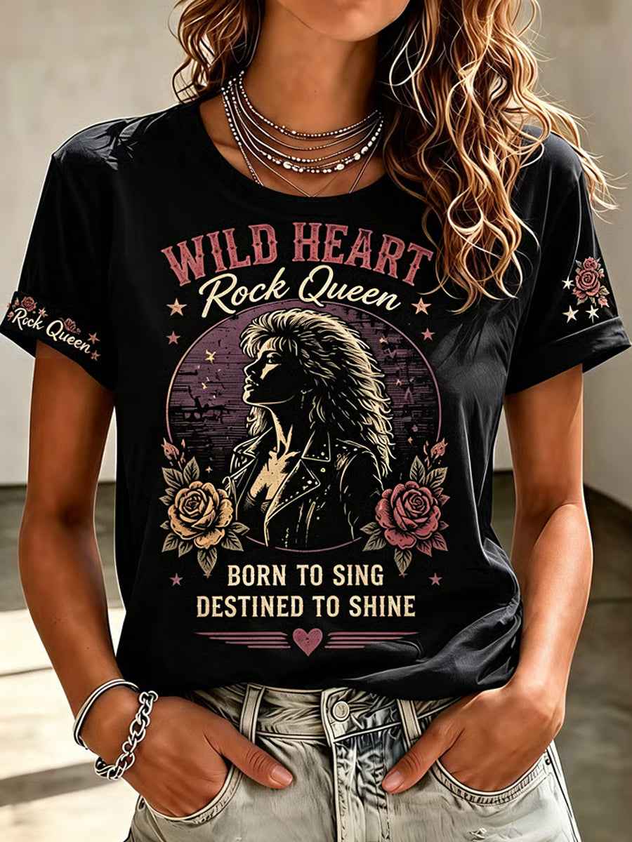 Women's Rock Classics Total Eclipse Of The Heart Print Tee
