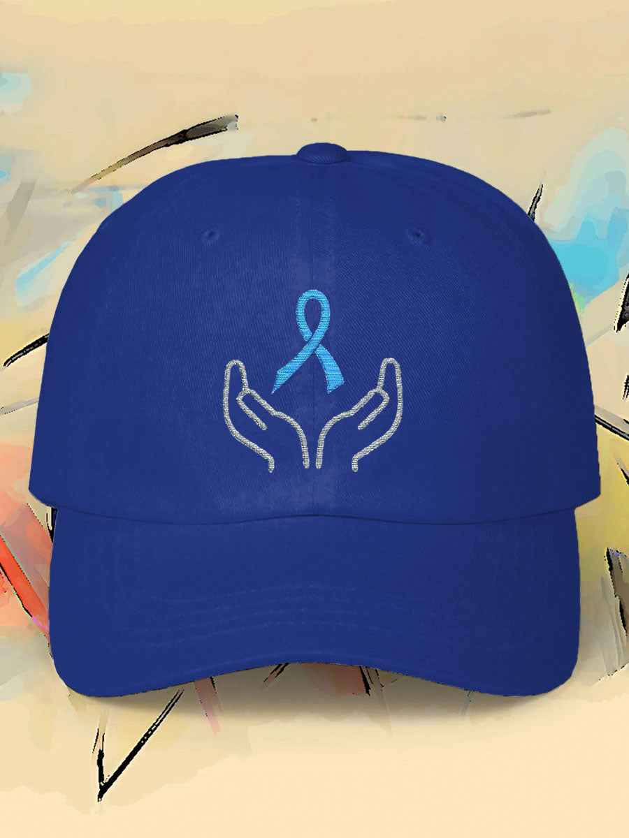 Prostate cancer blue ribbon neutral hats