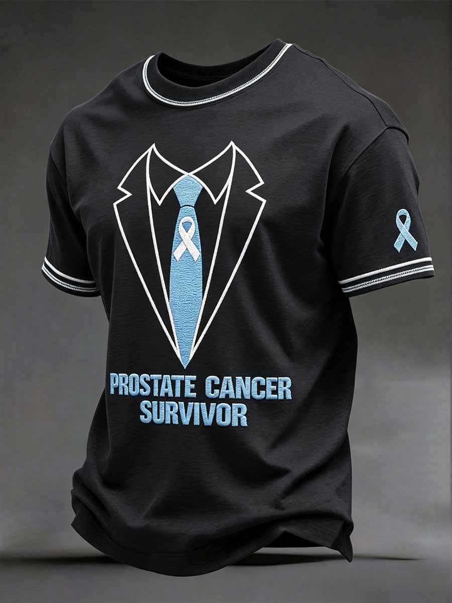 Men's 'Prostate Cancer Survivor' T-shirts gracestitchs