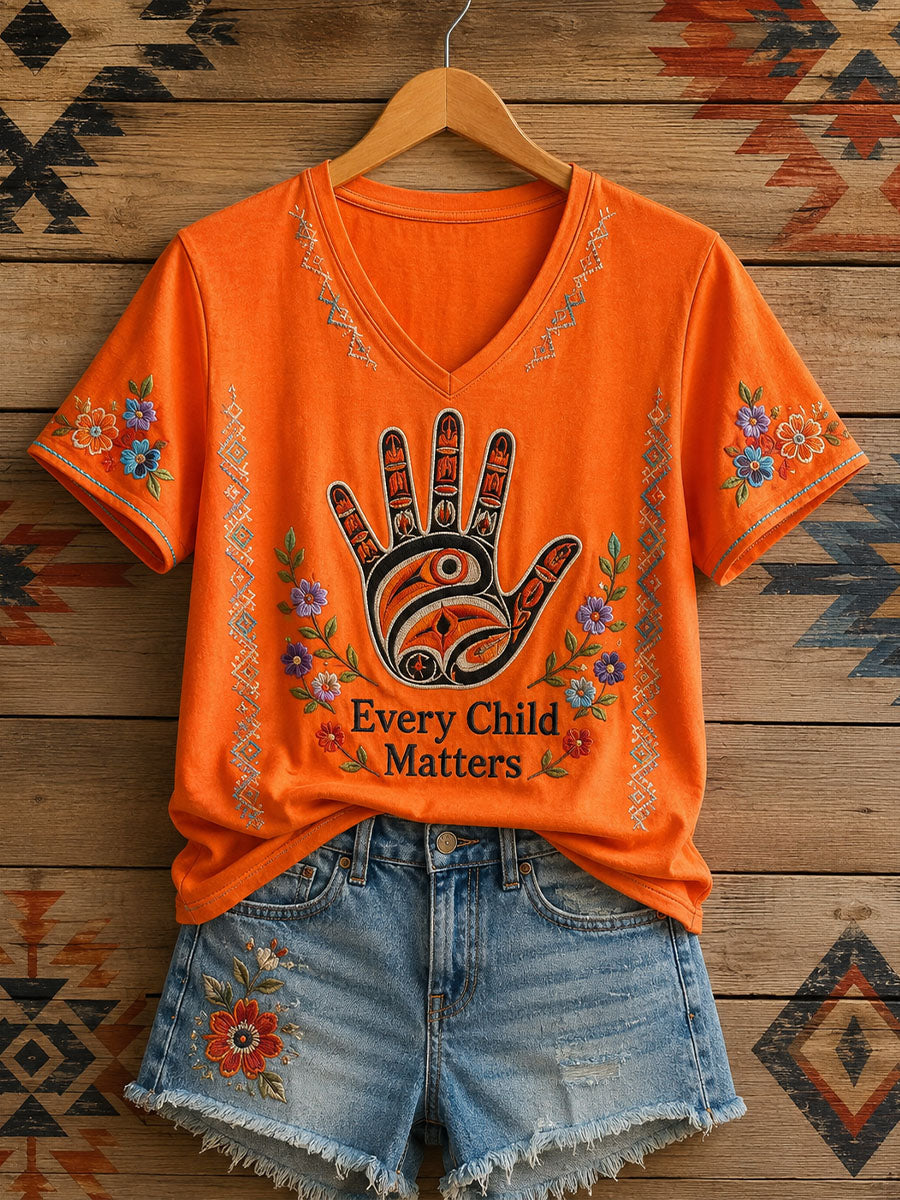 Women's Every Child Matters  T-shirt gracestitchs
