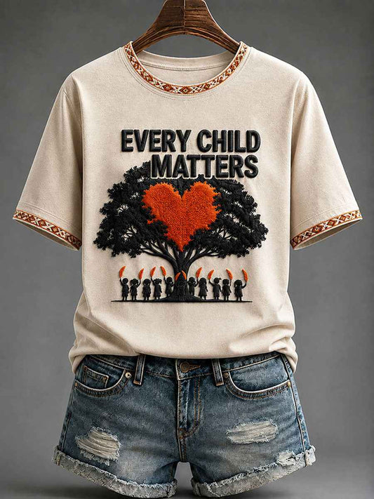 Women's "Every Child Matters" Indigenous Print T-Shirt