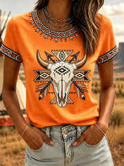 Women's Indigenous Art T-Shirt gracestitchs
