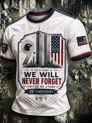 Men's 9.11 Never Forget  Printed T-shirt gracestitchs