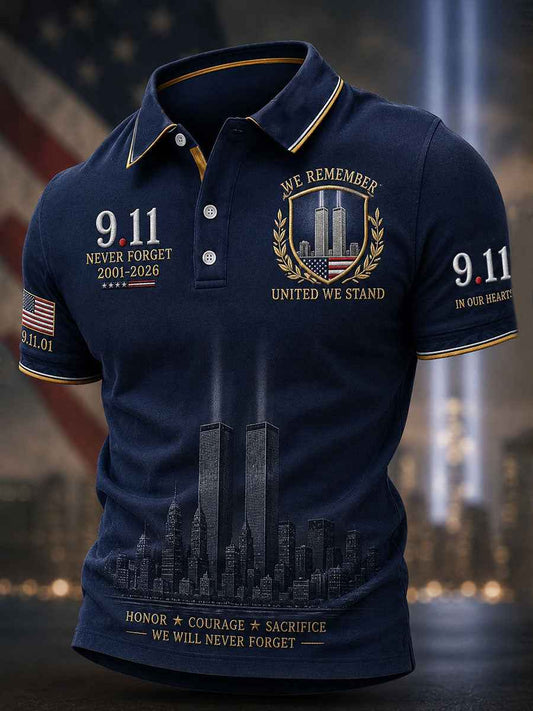 Men's 9.11 Never Forget Shirt gracestitchs