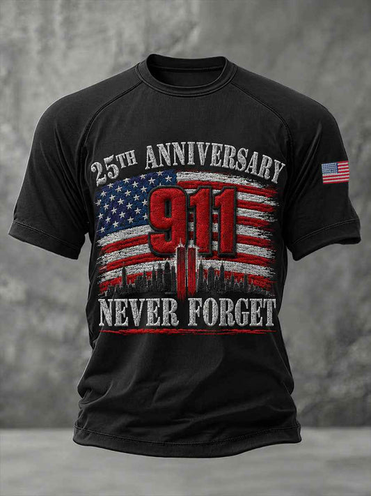 Men's 9.11 Never Forget Short Sleeve T-shirt gracestitchs