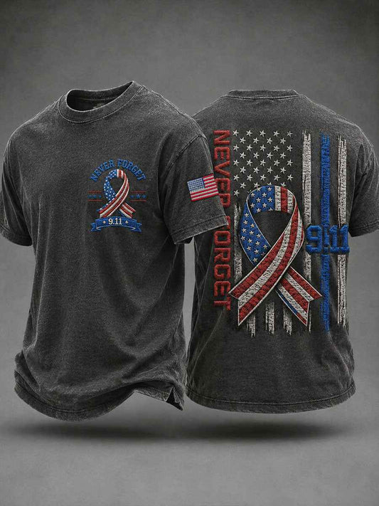 Men's 9.11 Never Forget Short Sleeves T-shirt gracestitchs
