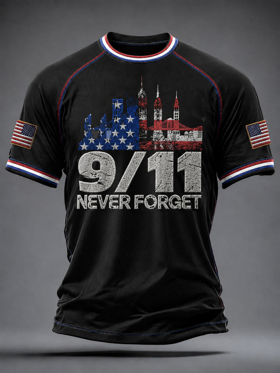Men's America Printed Casual short sleeves t-shirt gracestitchs