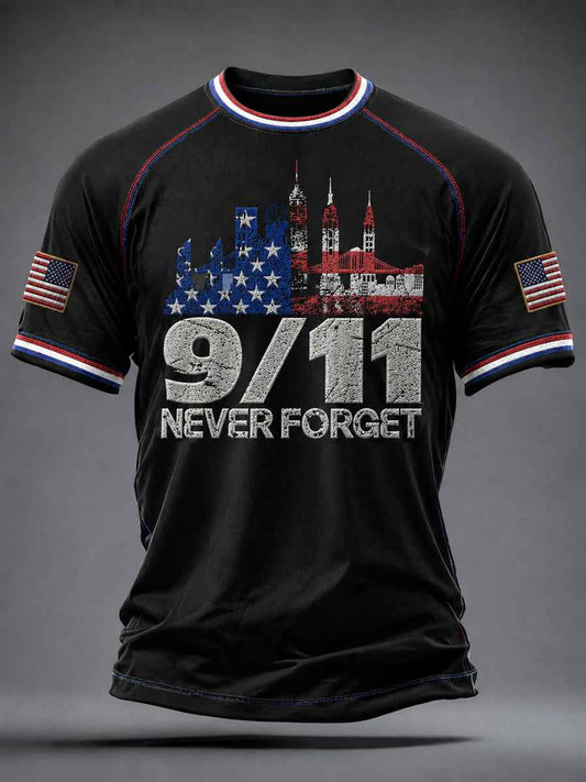 Men's America Printed Casual short sleeves t-shirt gracestitchs
