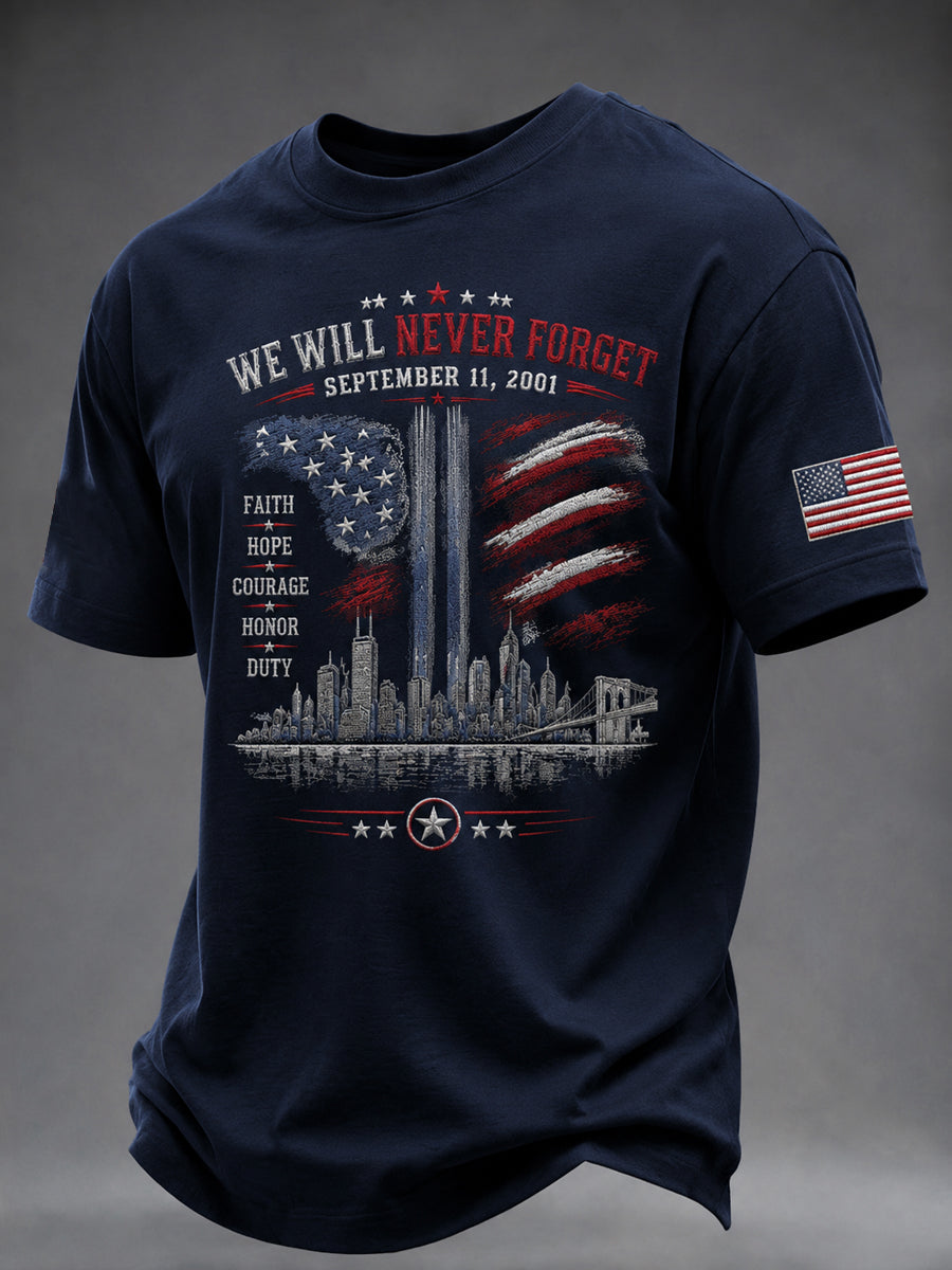 Men's America Printed T-shirt gracestitchs