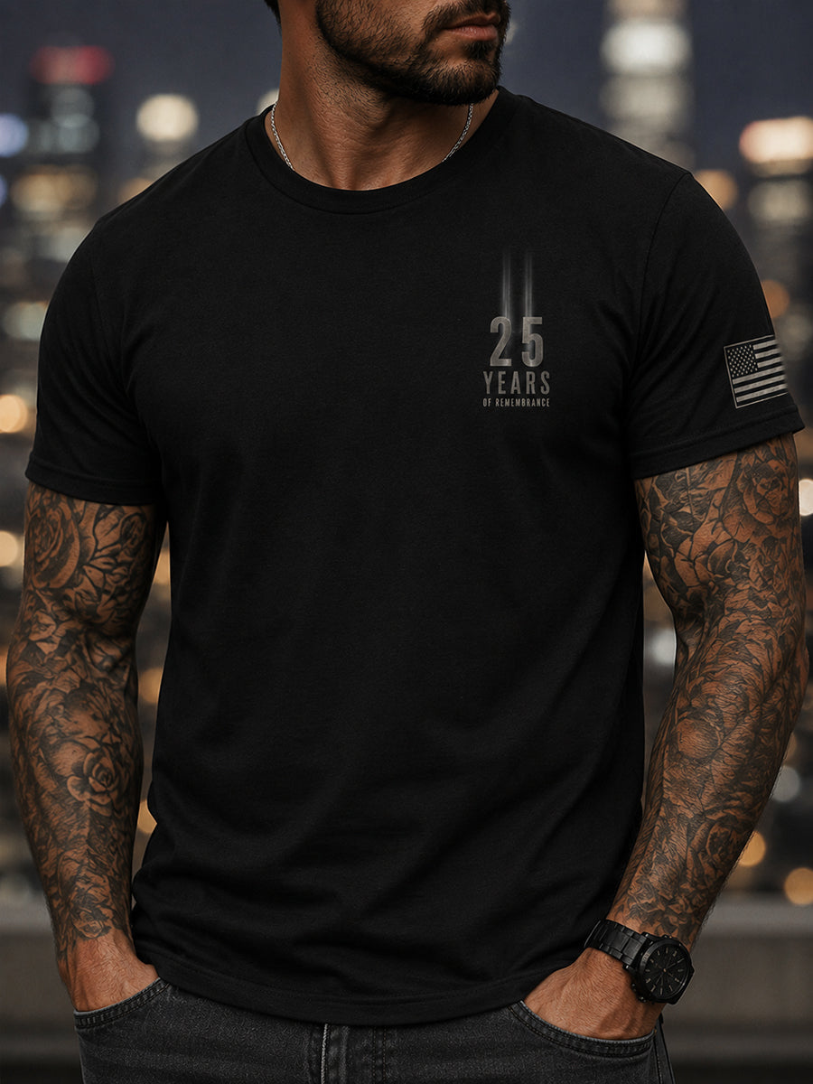Men's 9.11 Never Forget Printed T-shirt gracestitchs