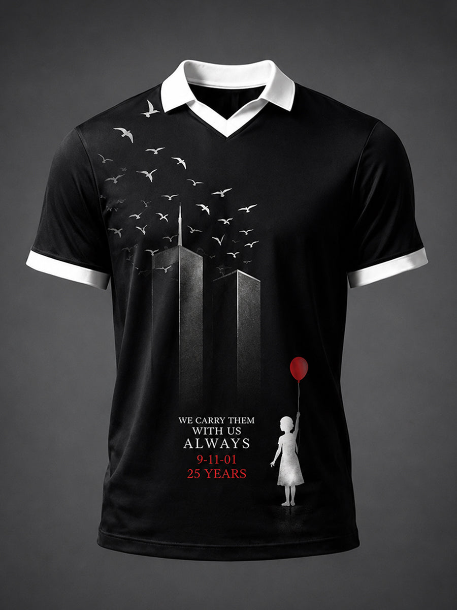 Men's 9.11 Never Forget Printed Shirt gracestitchs