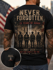 Men's 9.11 Never Forget Printed T-shirt gracestitchs