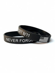 NEVER FORGET 9/11 Printed Wristband gracestitchs
