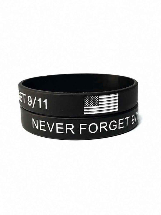 NEVER FORGET 9/11 Printed Wristband