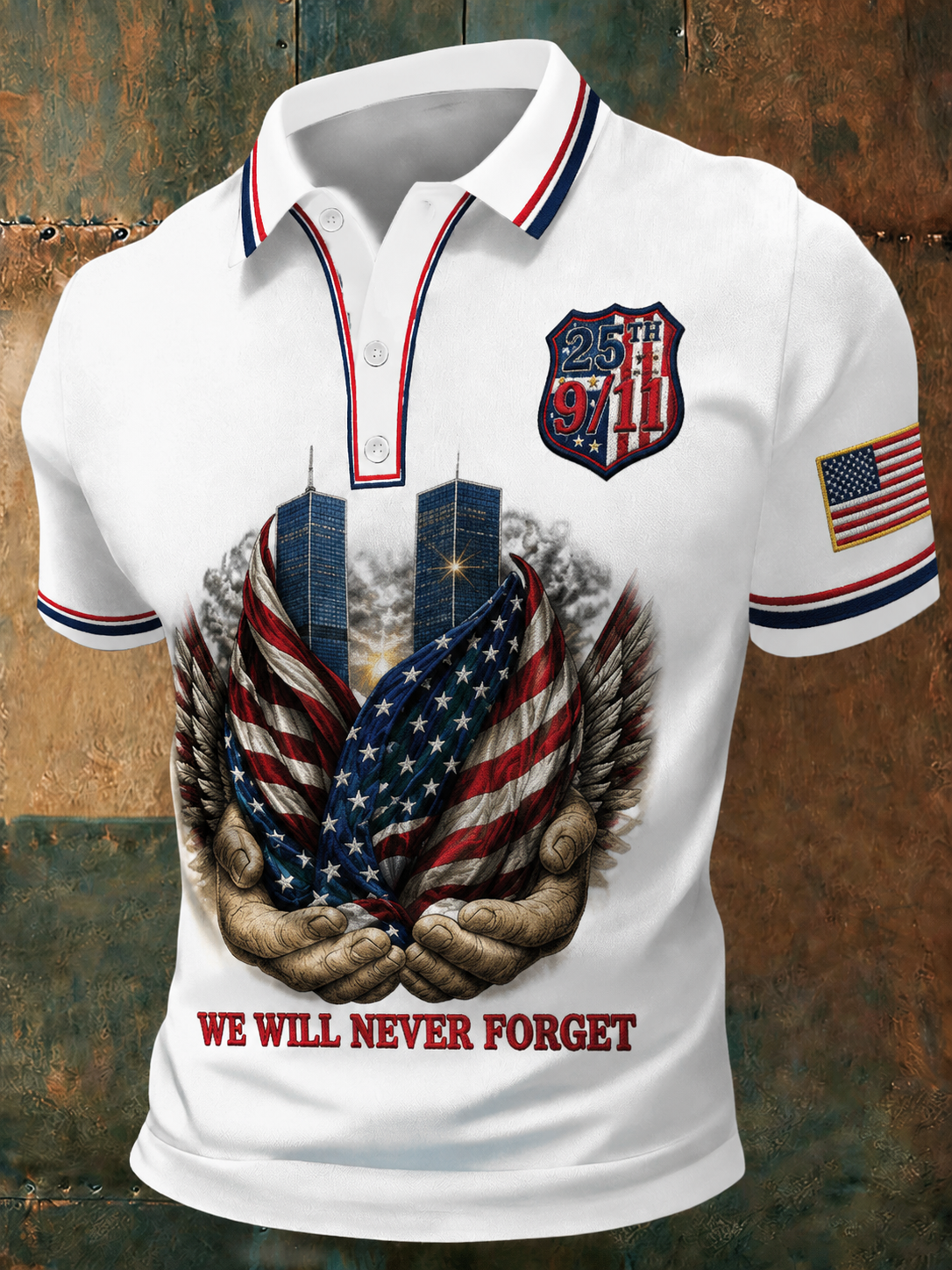 Men's 9/11 Incident Shirt gracestitchs