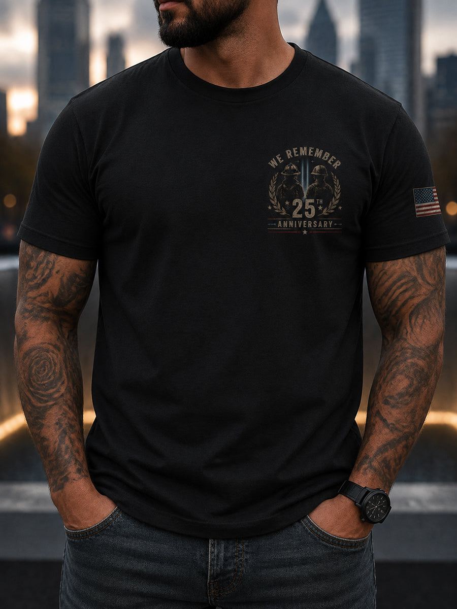 Men's 9.11 Never Forget Printed T-shirt gracestitchs