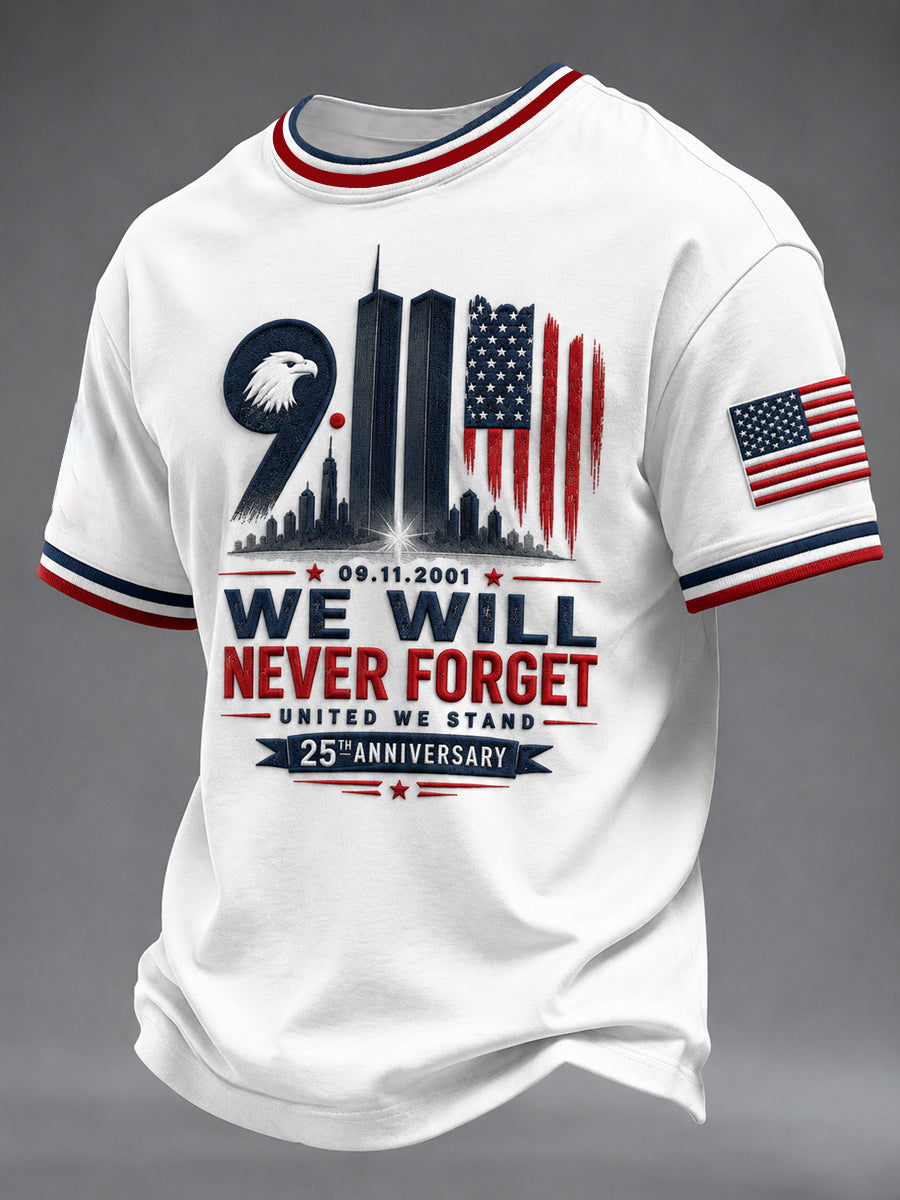 Men's America Printed T-shirt gracestitchs