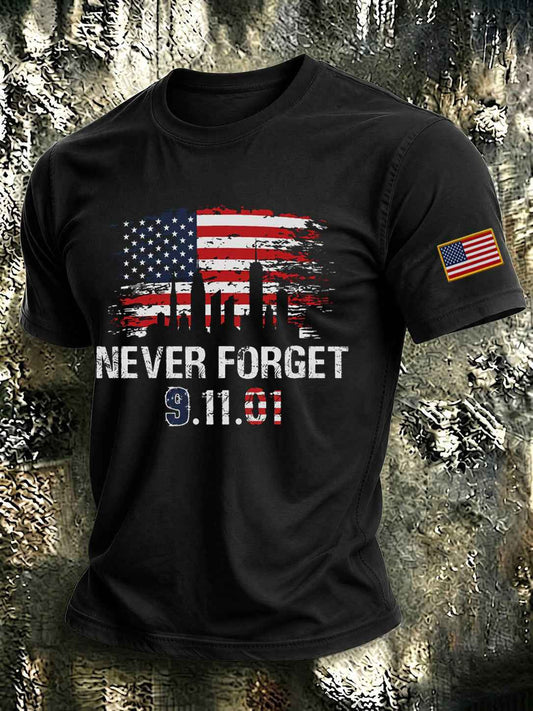 Men's 9.11 Never Forget Printed T-shirt