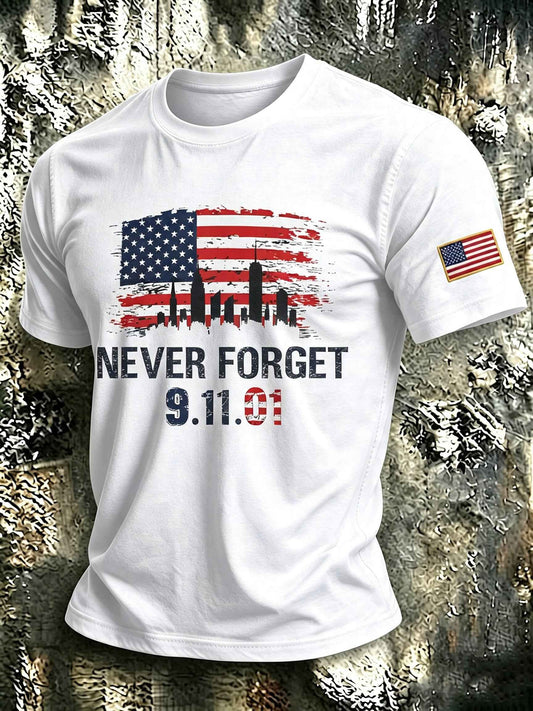 Men's 9.11 Never Forget Printed T-shirt