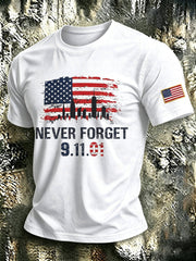 Men's 9.11 Never Forget Printed T-shirt gracestitchs