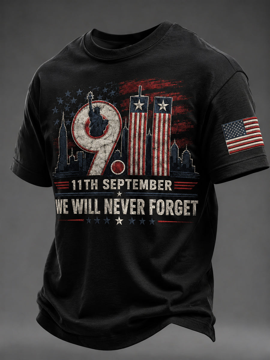 Men's America Printed T-shirt gracestitchs