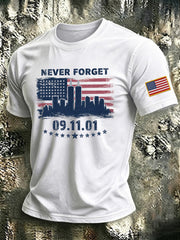 Men's 9.11 Never Forget Printed T-shirt gracestitchs