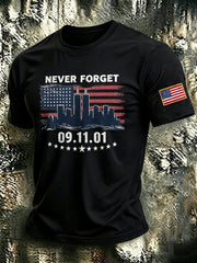 Men's 9.11 Never Forget Printed T-shirt gracestitchs