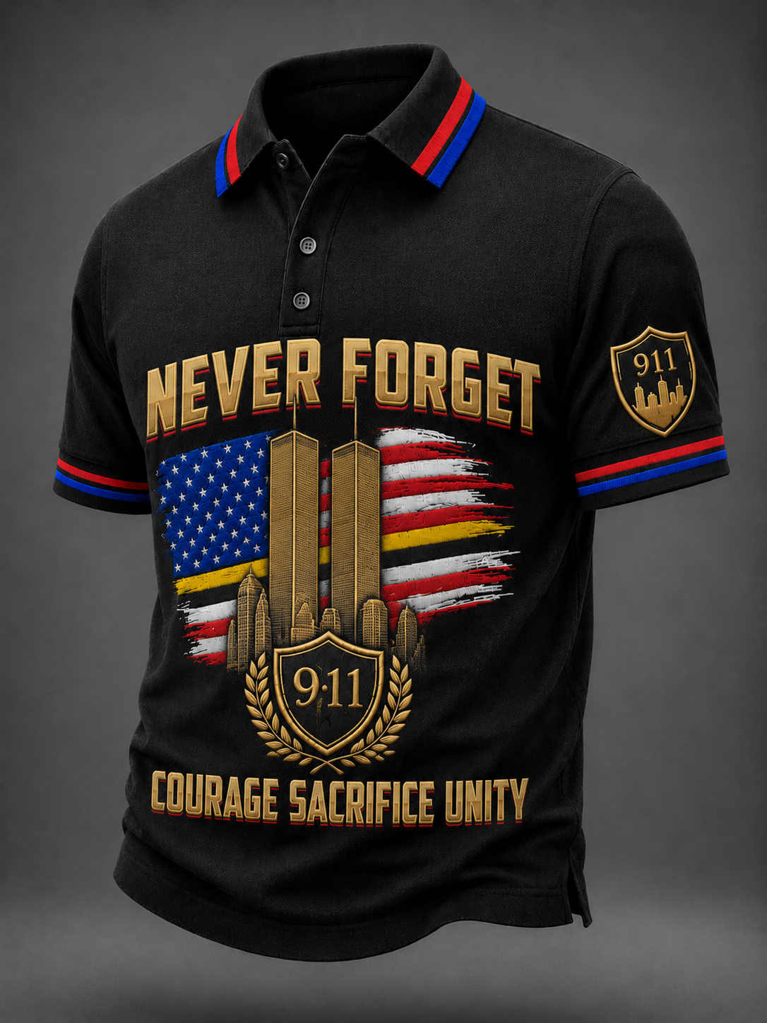 Men's American Patriot Day Shirt gracestitchs