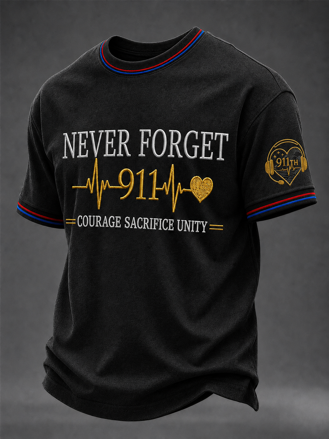 Men's American Patriot Day Short Sleeves T-shirt gracestitchs