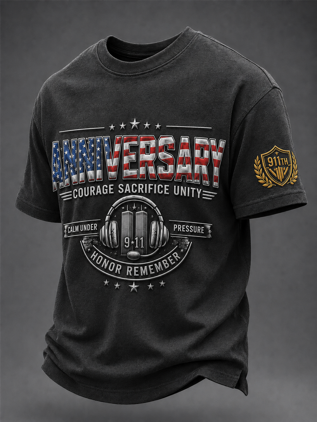 Men's American Patriot Day Short Sleeves T-shirt gracestitchs