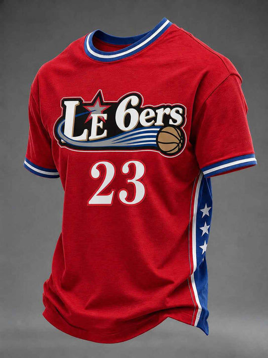 Men's Basketball 23 Printed T-shirt
