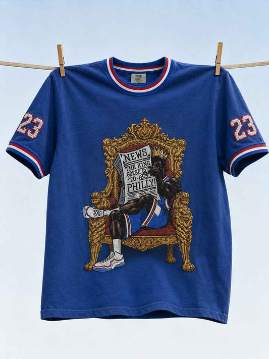 Men's Basketball Fan Graphic Short Sleeve T-shirt