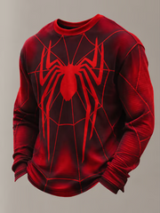 Men's Spider-Man Movies Waffle Long Sleeve Top gracestitchs