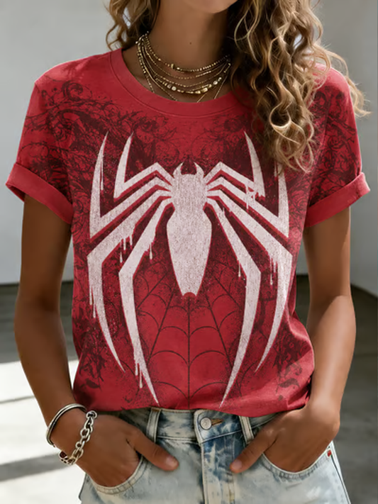 Women's Spider-Man Movies short-sleeved T-shirt gracestitchs