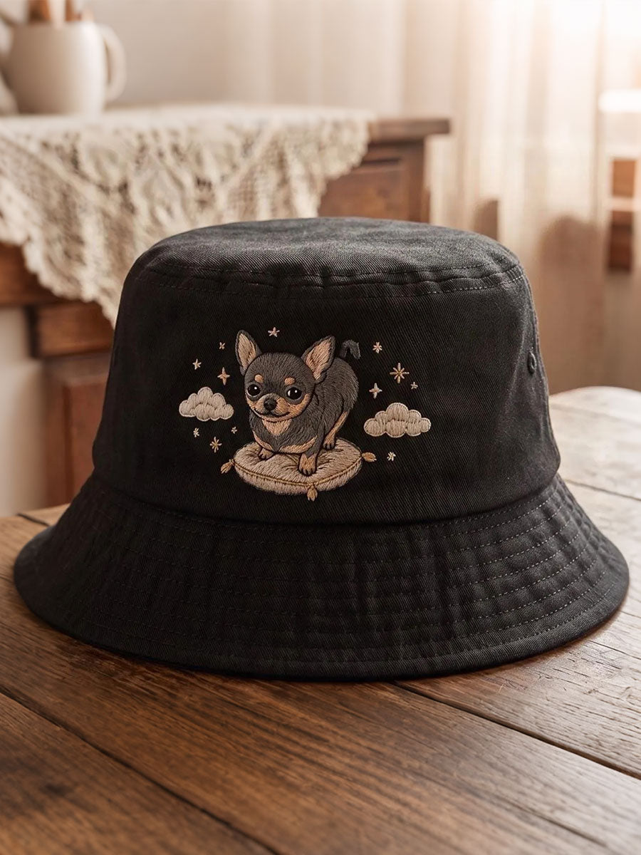 Unisex Chihuahua Bucket Hats gracestitchs