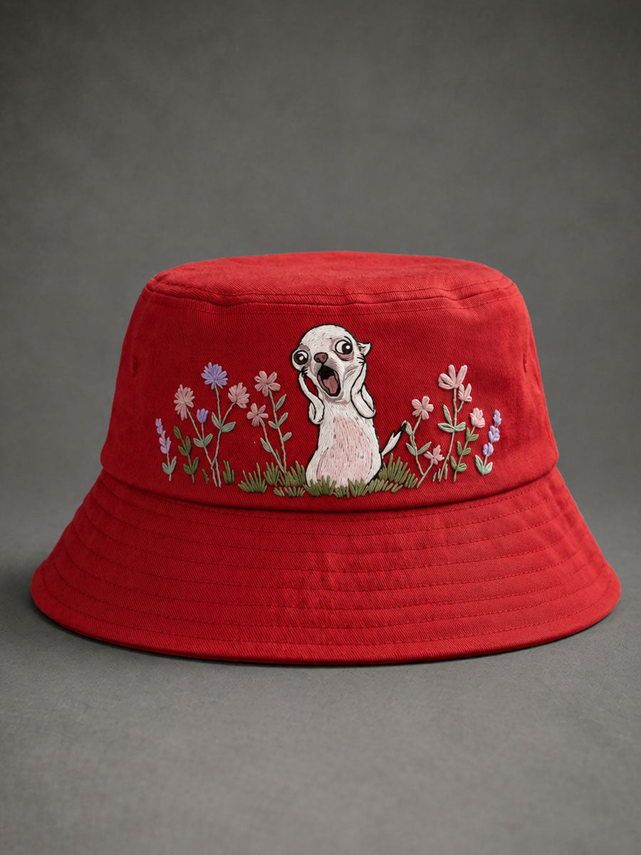 Unisex Chihuahua Bucket Hats gracestitchs