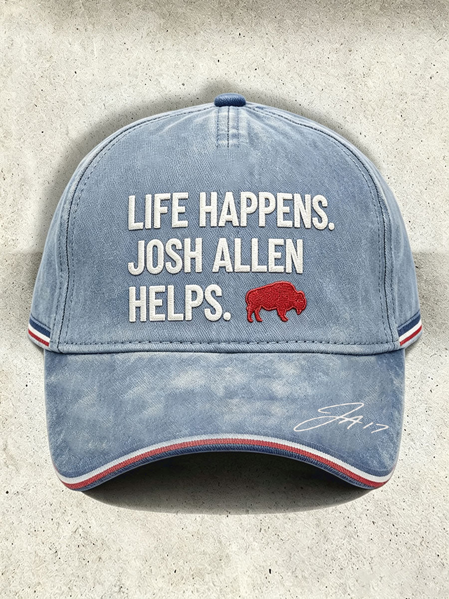 Unisex Football Lover Bulls BUF Art Printed Hat gracestitchs