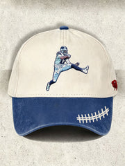 Unisex Football Lover Bulls BUF Art Printed Hat gracestitchs
