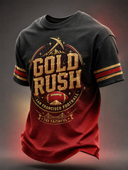 Men's Football Gameday Gift For Football Fans Casual Tee gracestitchs