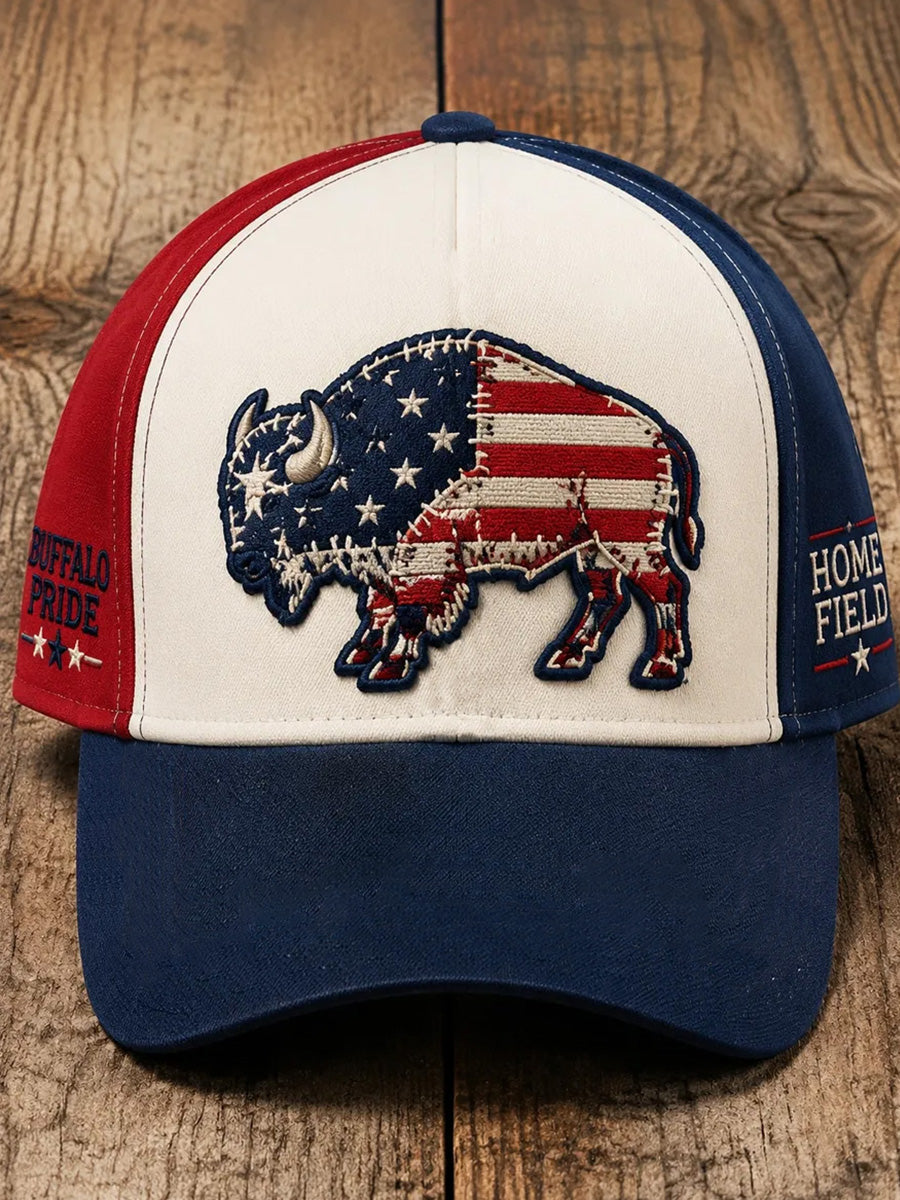 Unisex Football Lover Buffalo Print Hat gracestitchs