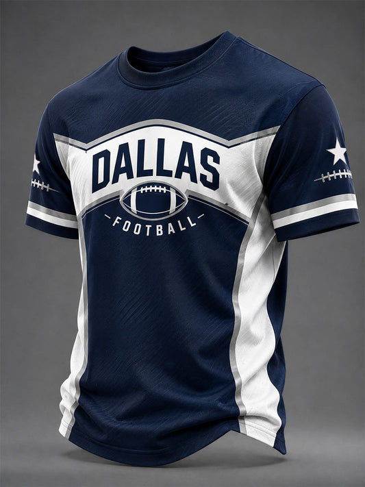 Men's Football Gameday Gift For Football Fans Casual Tee gracestitchs