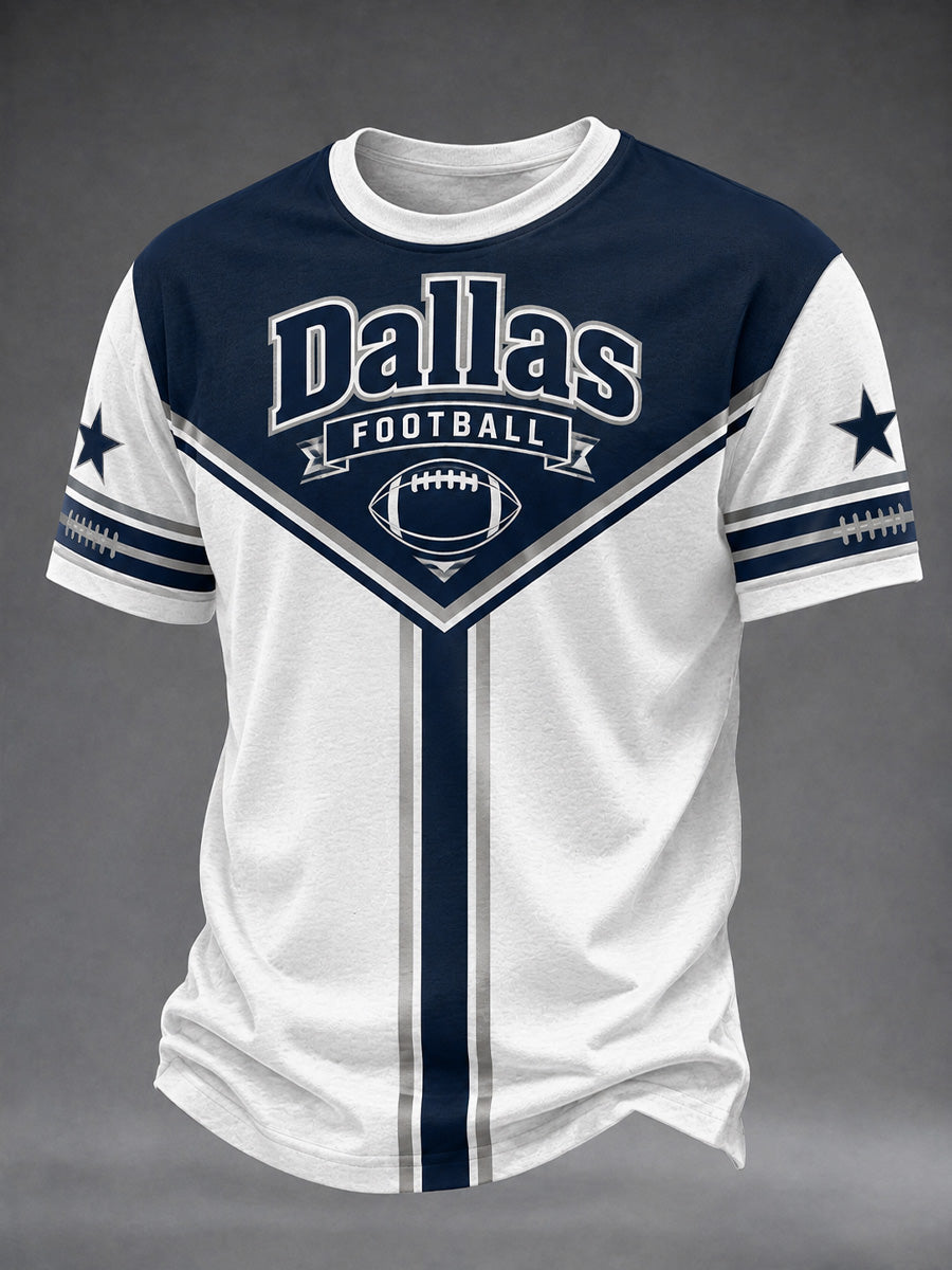 Men's Football Gameday Gift For Football Fans Casual Tee gracestitchs